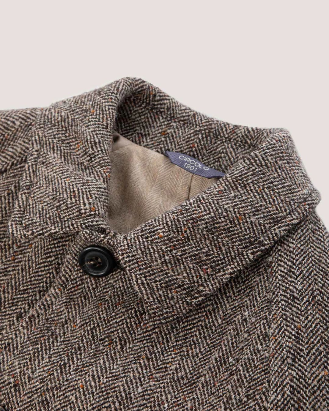 Raglan Coat - Heringbone