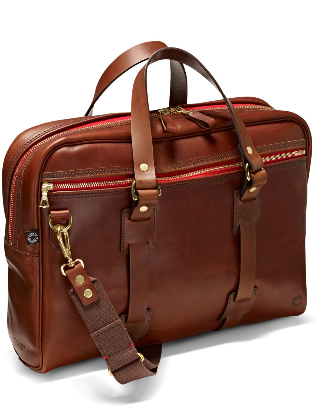 Vintage Leather Laptop Bag - Port