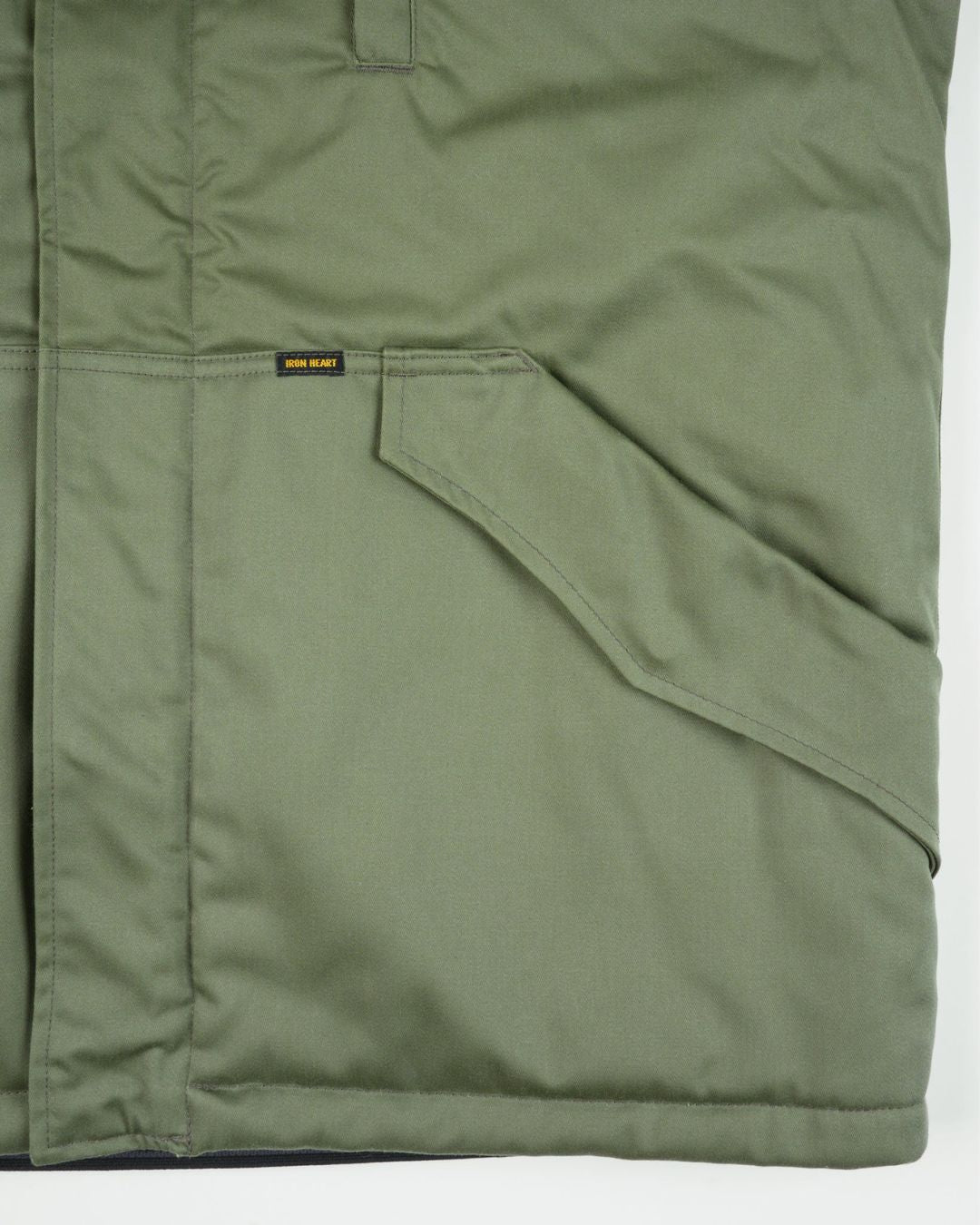 8oz Sateen/Primaloft® Winter Parka Jacket - IHJ-154-OLIVE