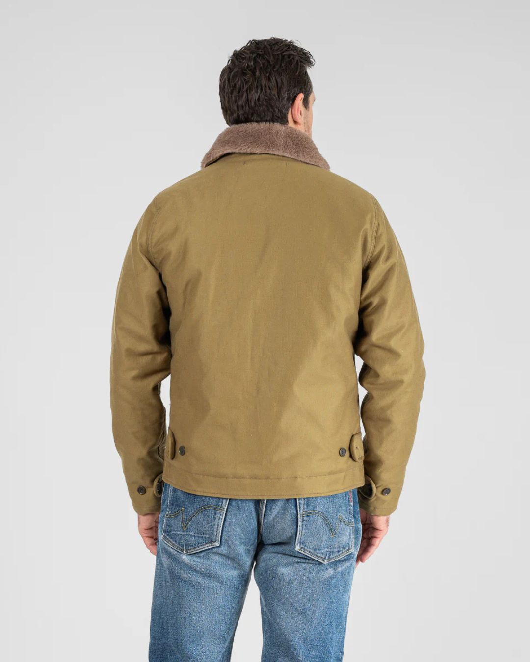 Whipcord N1 Deck Jacket - Khaki - IHM-35-KHA
