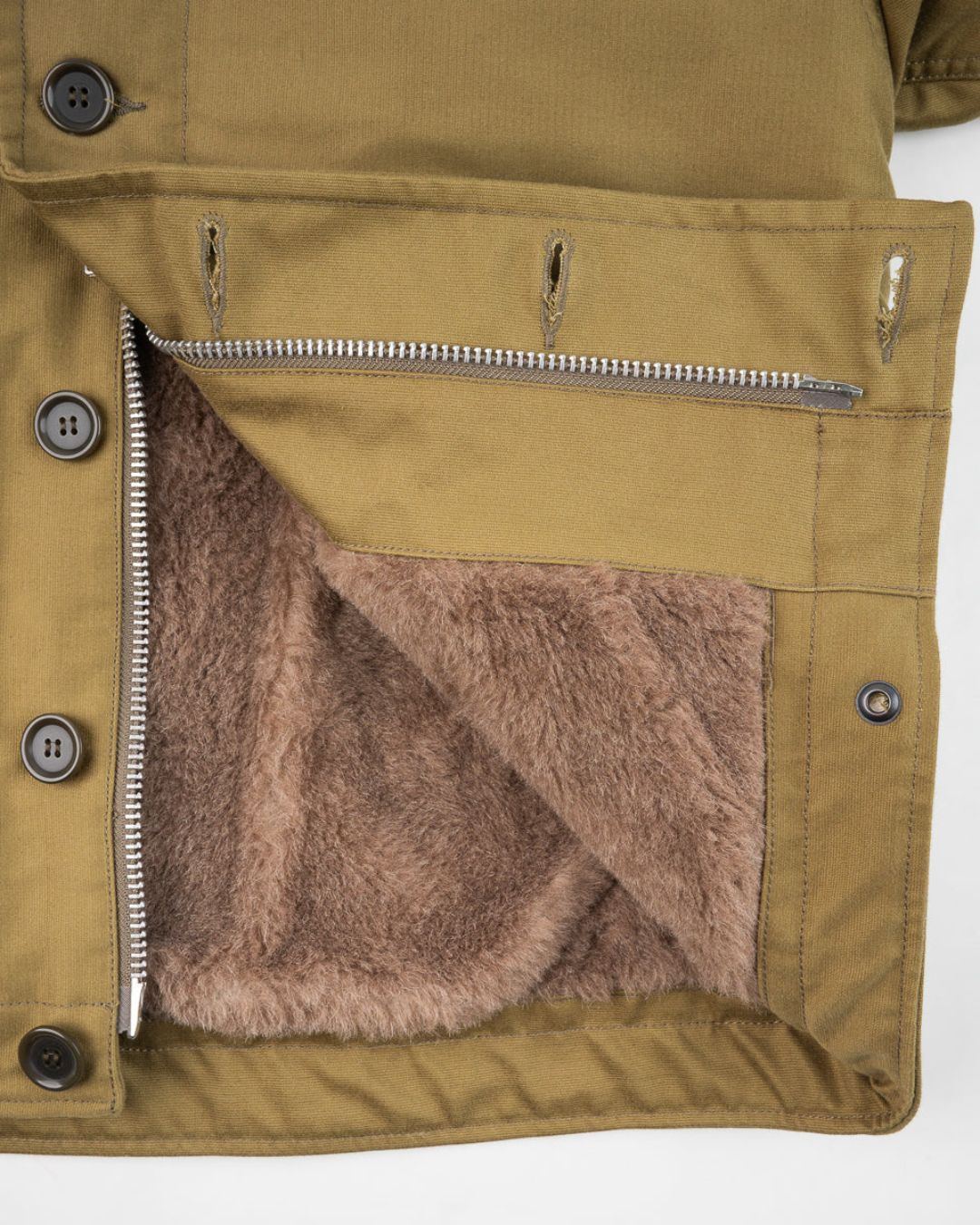 Whipcord N1 Deck Jacket - Khaki - IHM-35-KHA