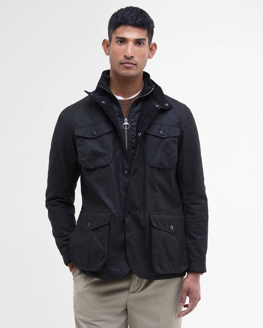 Wachsjacke Ogston - Black