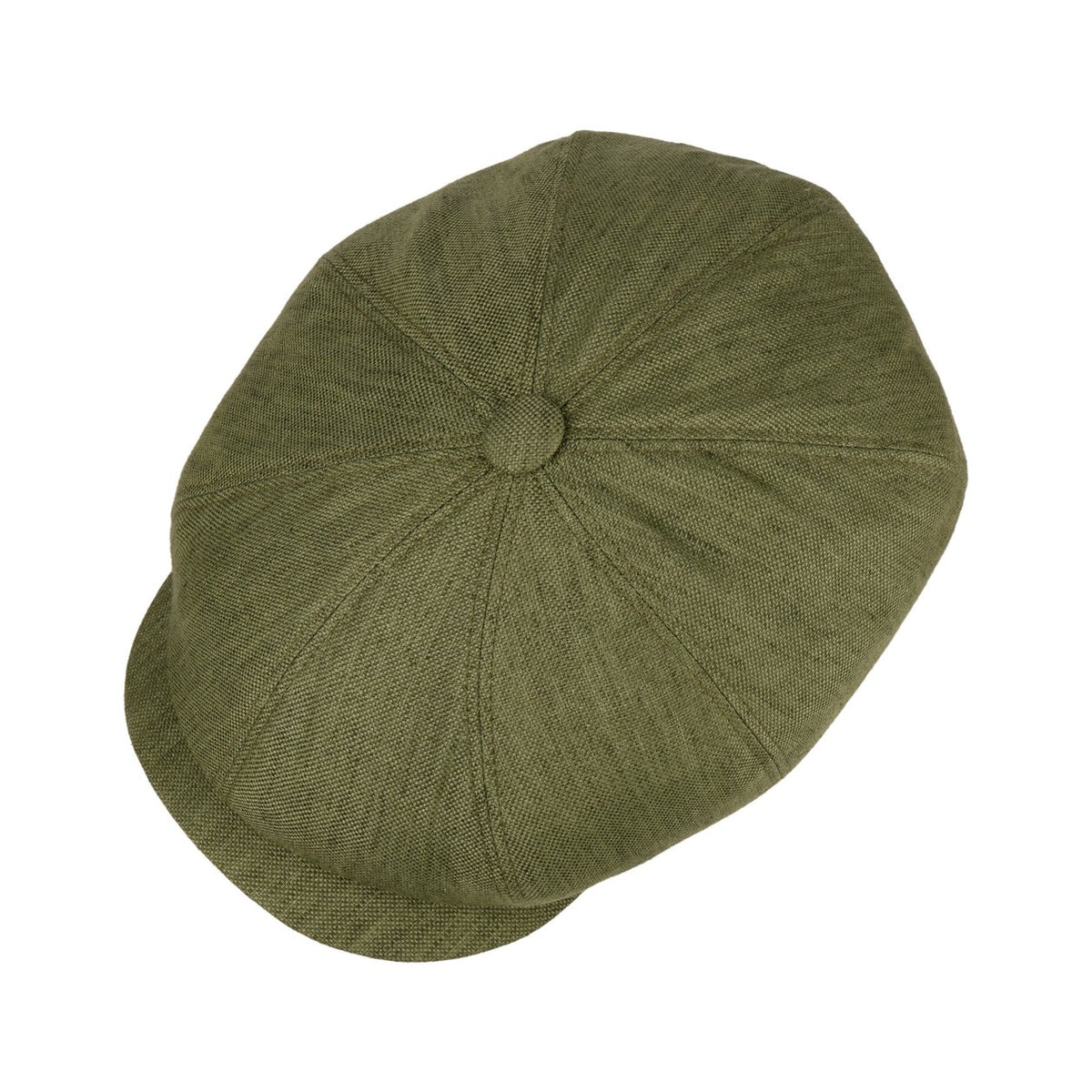 Hatteras Classic Leinen Flatcap- Olive