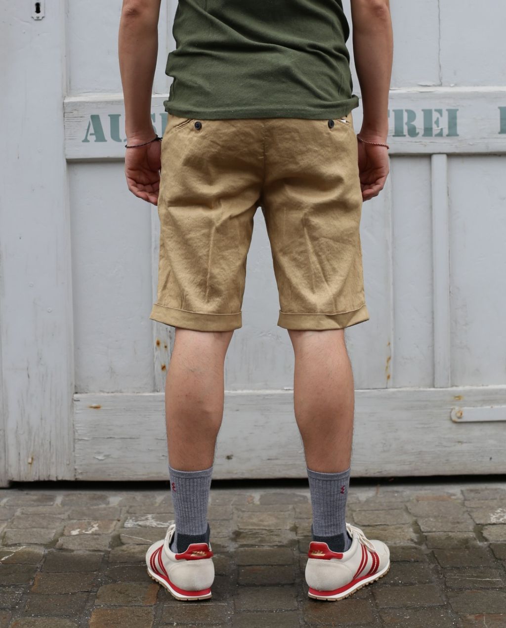 OSAKA 1 PINCES MAN CHINO creme
