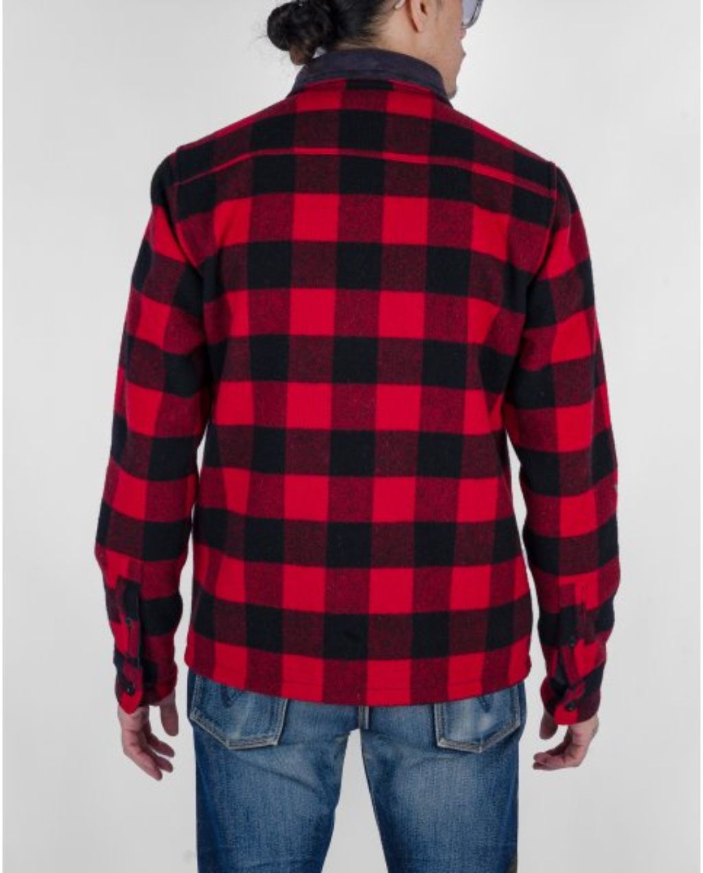 IHW-20- Buffalo Check Bush Jacket - Red