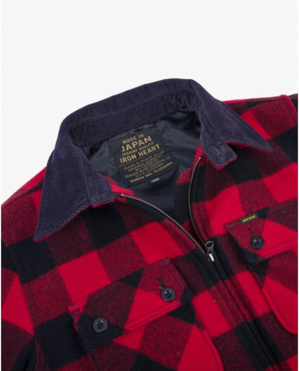 IHW-20- Buffalo Check Bush Jacket - Red