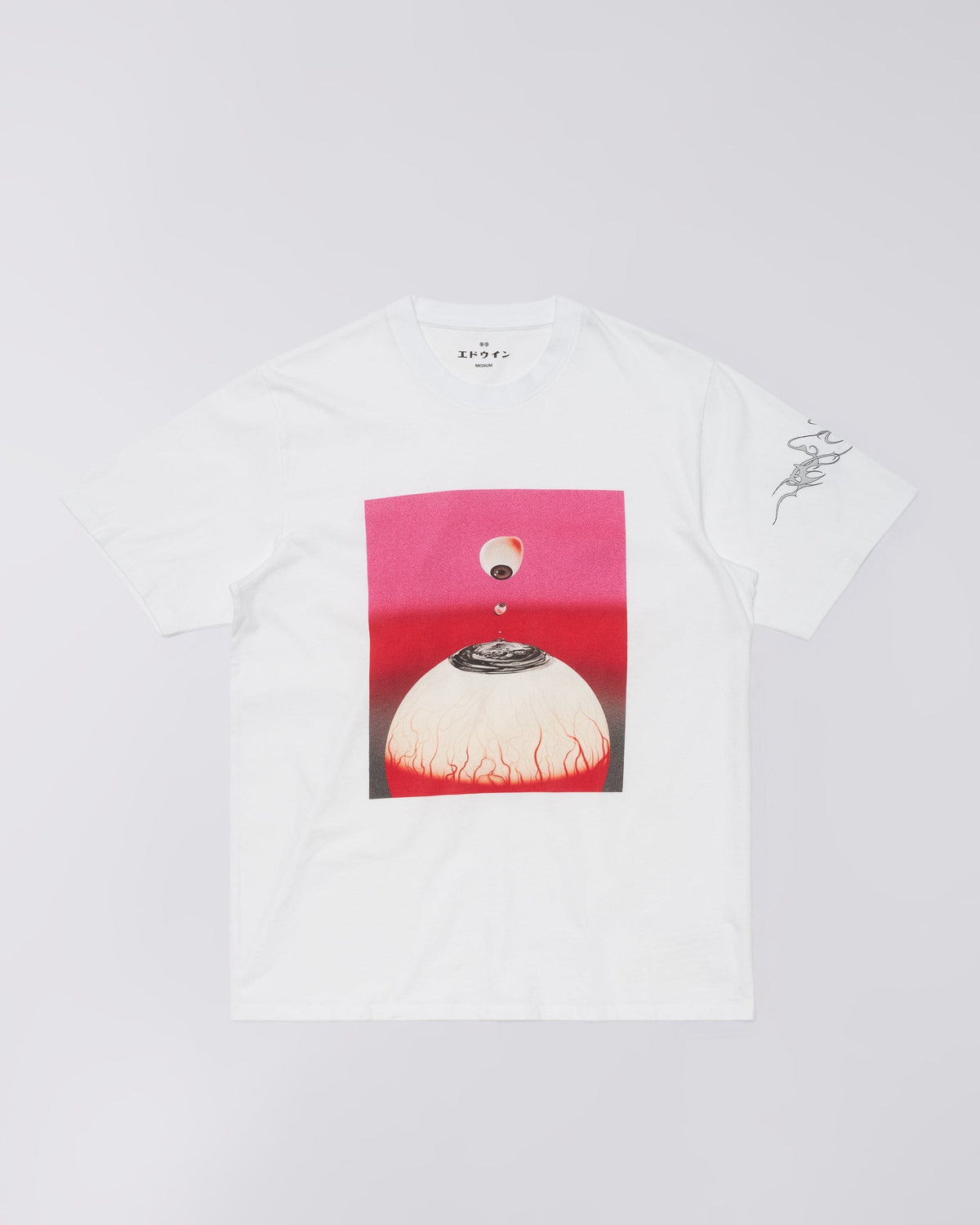 Hold My Gaze TS - White Garment