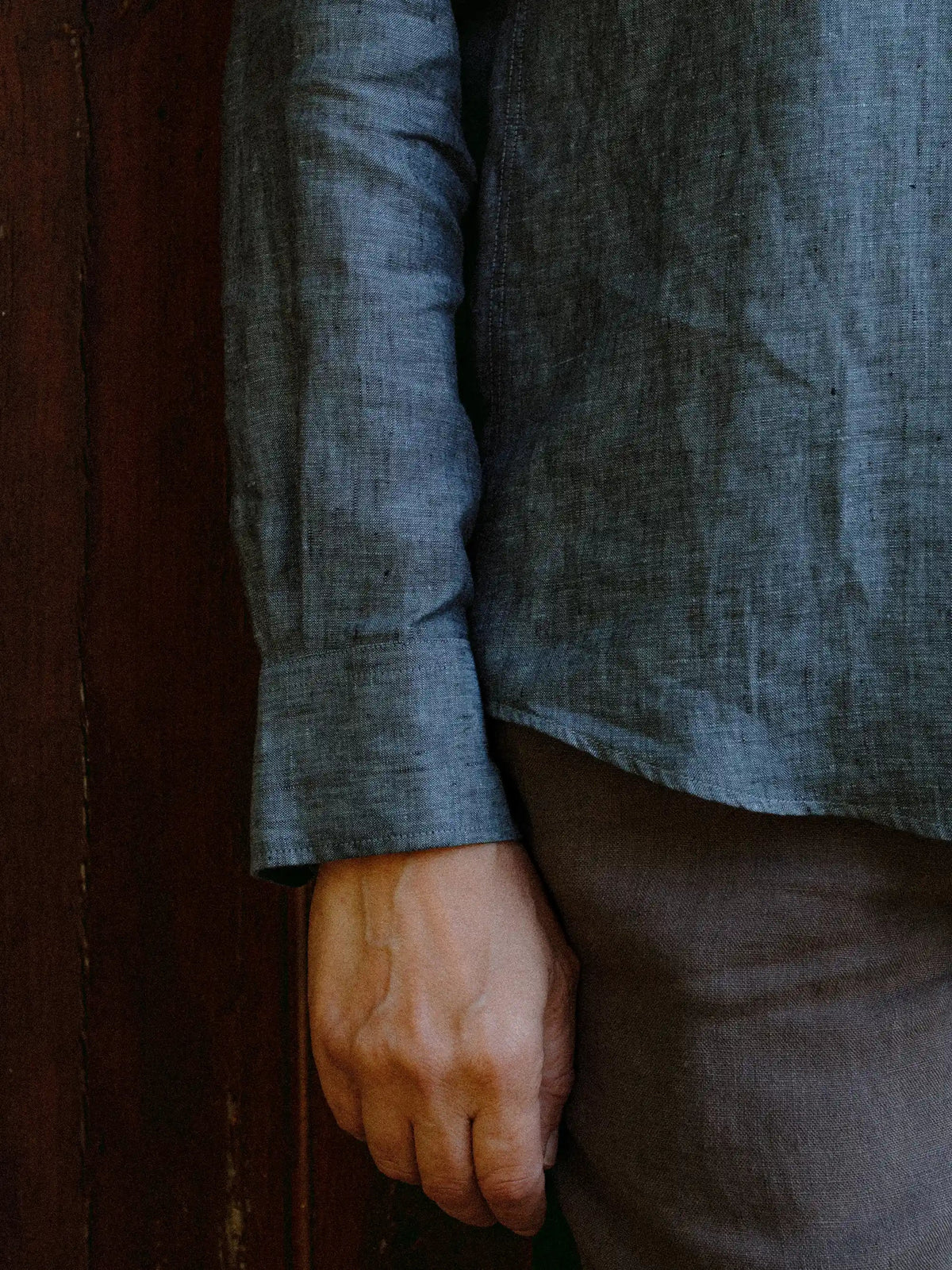 Shirt Linen Verzasca Azur