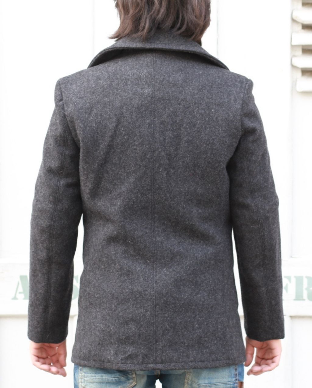 PEA COAT751 dark oxford grey
