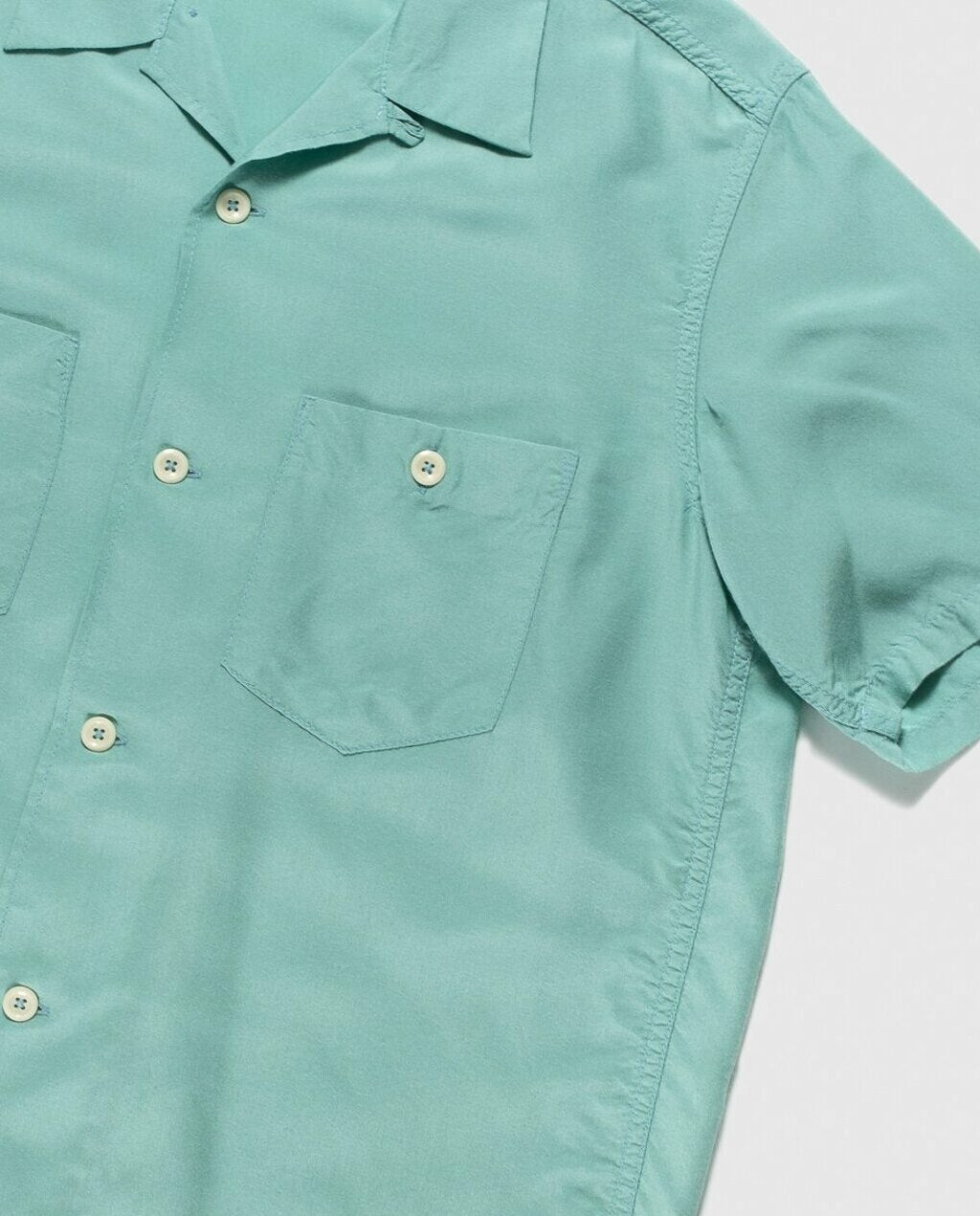 IHSH-249 RAYON BOWLING SHIRT mint