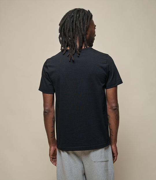 215 Loopwheeled Classic Fit Midweight T-Shirt - deep black