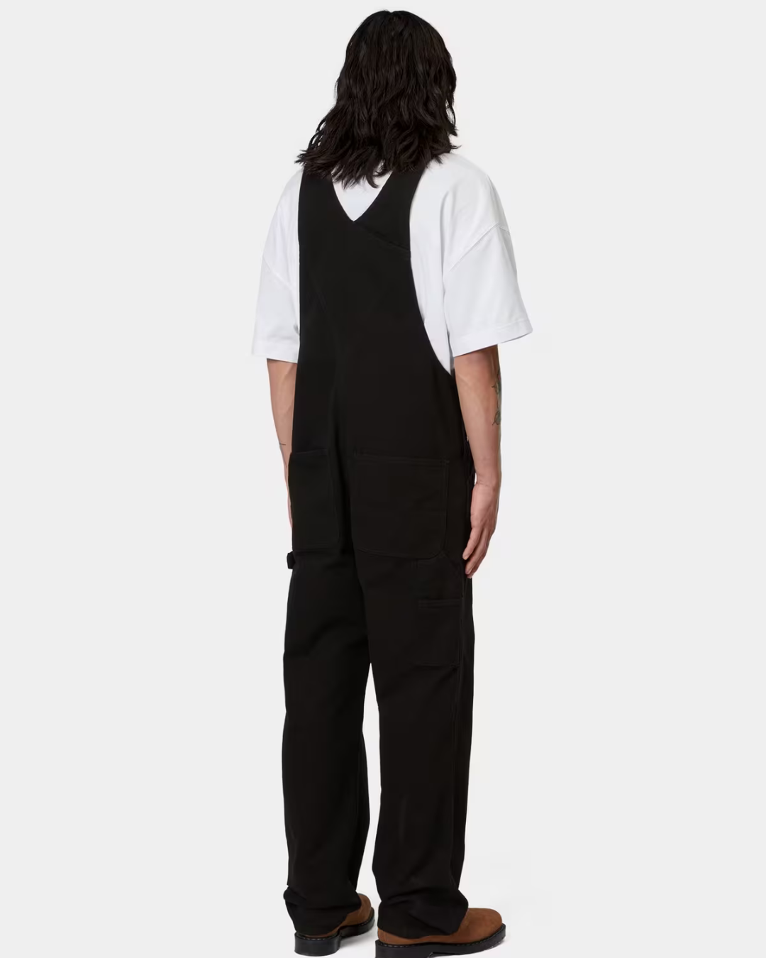 Bib Overall Black Rised