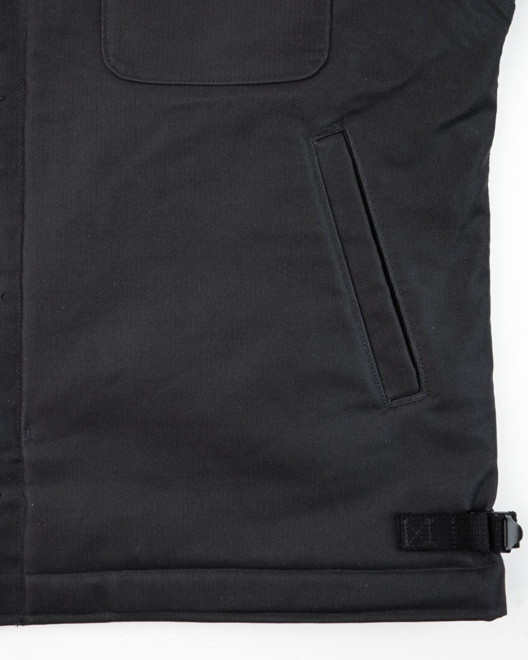 Oiled Whipcord A2 Deck Jacket - IHM-45-BLK