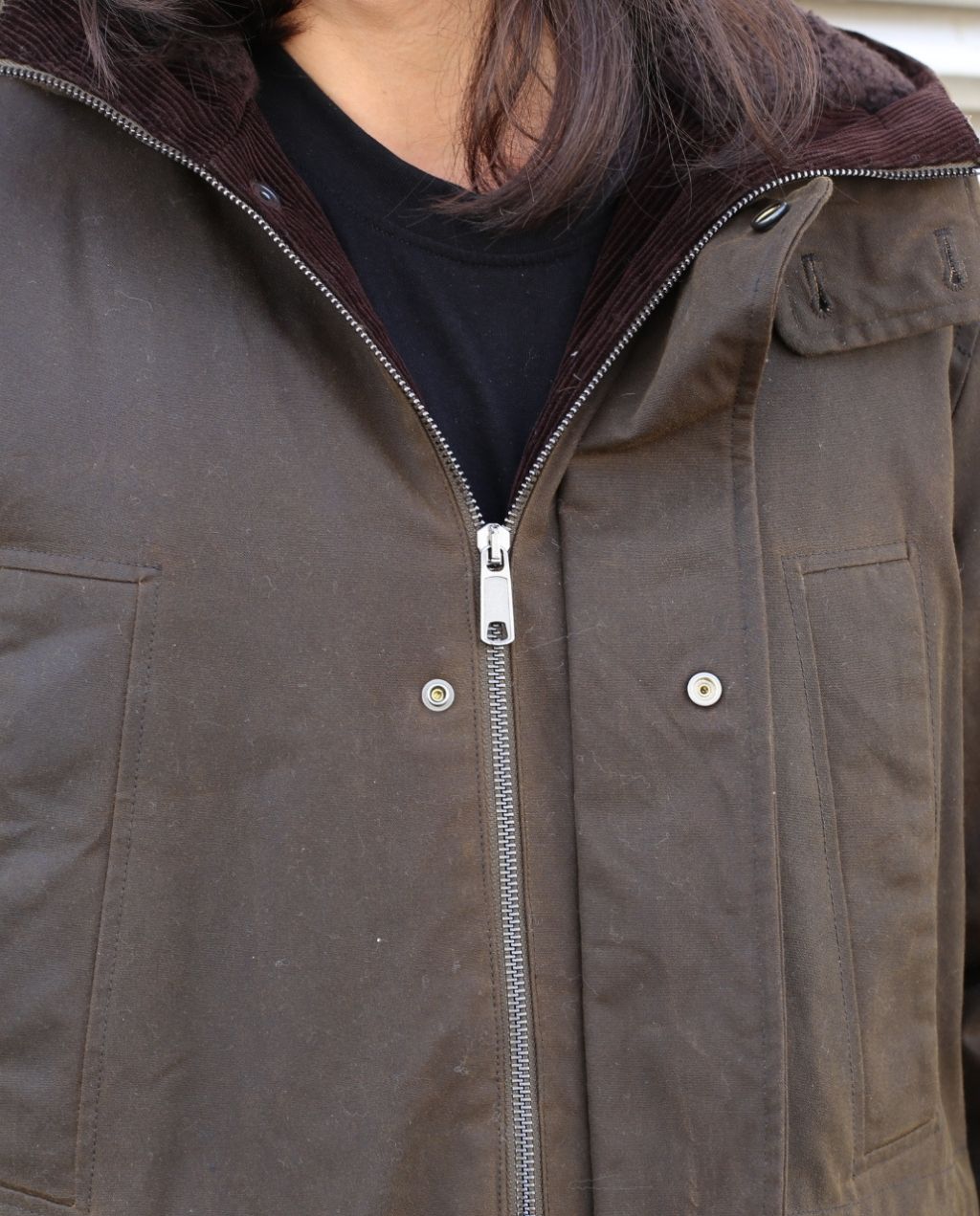 GEWACHSTE FIELD PARKA Deep Moss