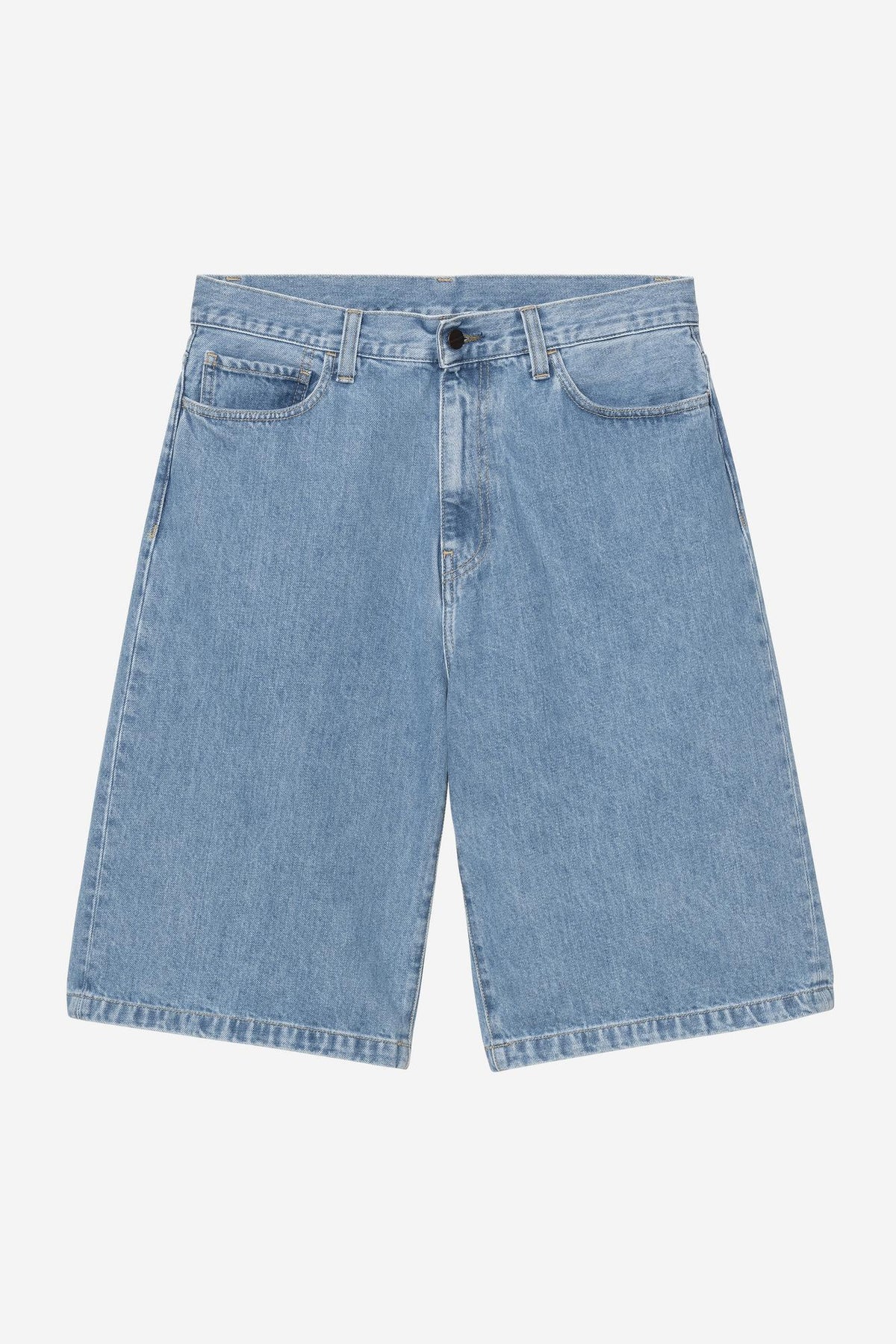 Landon Short Blue heavy worn bleached