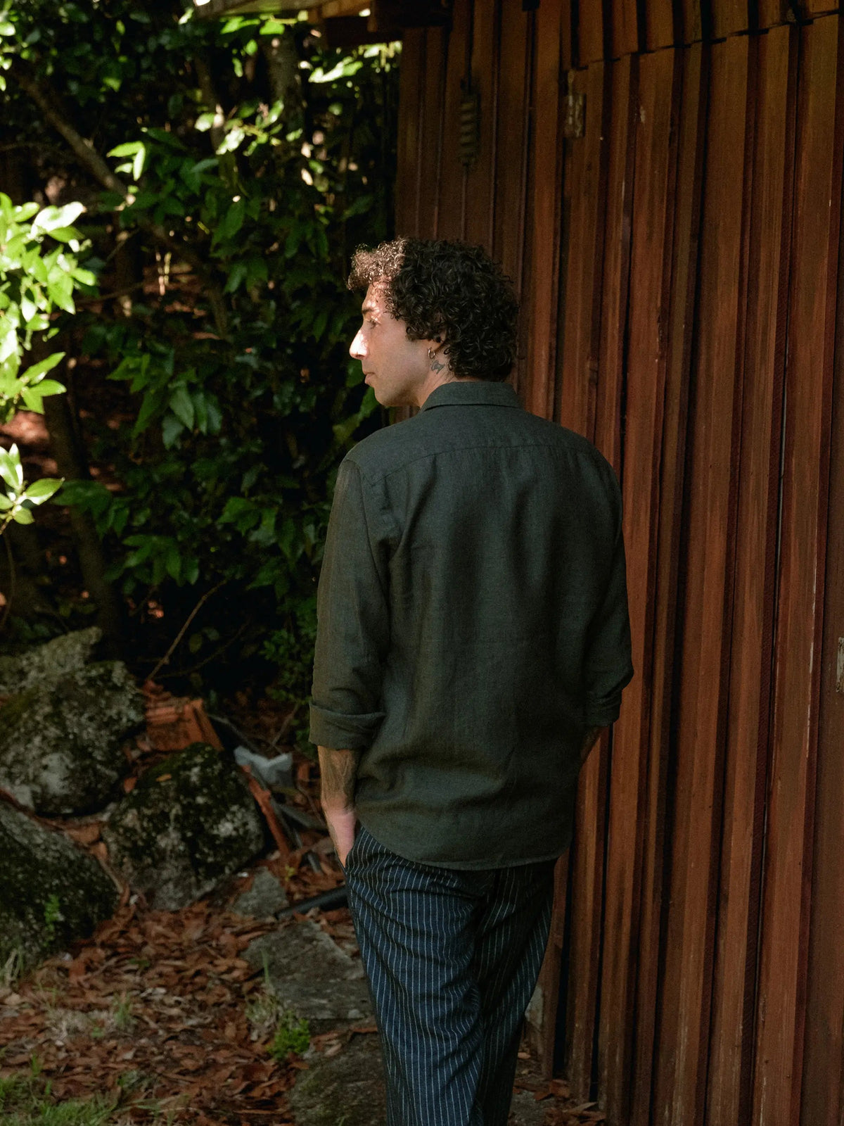 Shirt Linen Verzasca  Forest